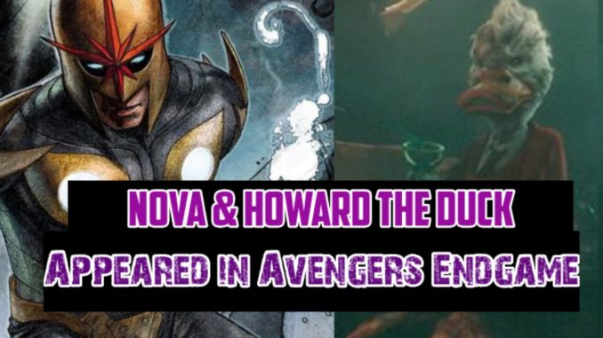 Nova and Howard the Duck in Endgame