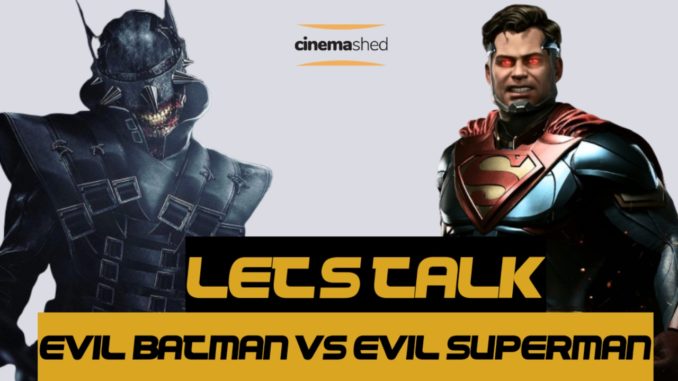 injustice superman vs batman who laughs